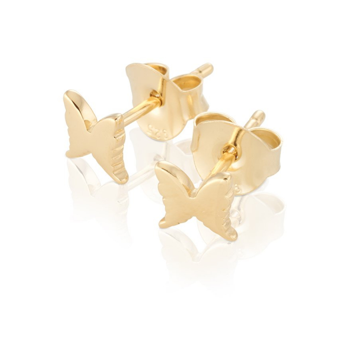 Petite Earrings Gold en el grupo Pendientes / Pendientes de oro con SCANDINAVIAN JEWELRY DESIGN (gp12)