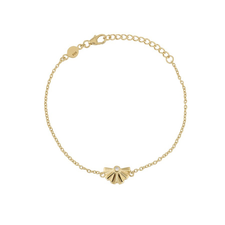 Sunfeather Bracelet Gold en el grupo Pulseras / Pulseras de oro con SCANDINAVIAN JEWELRY DESIGN (gp135)