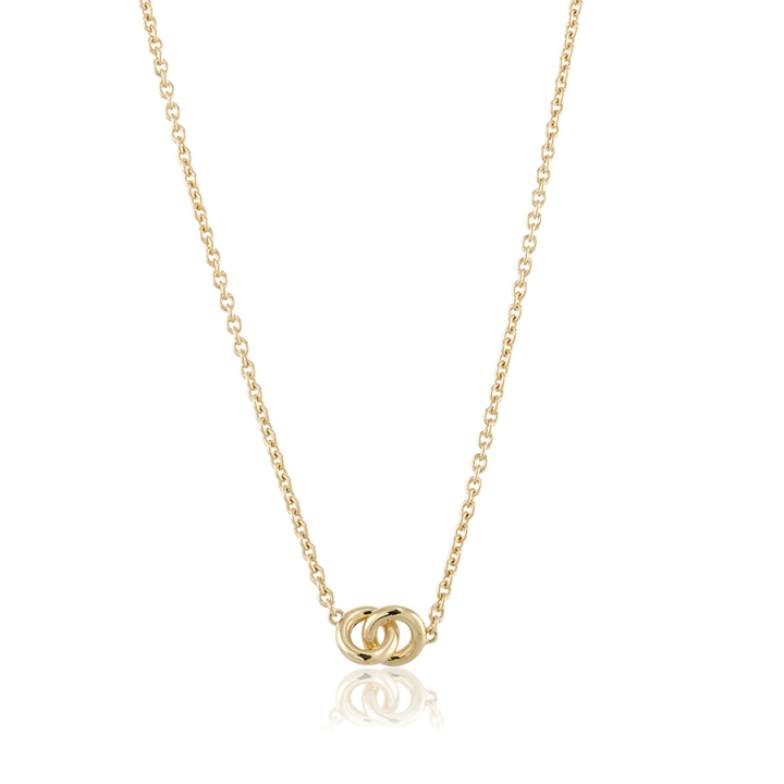 The knot mini Necklace Gold en el grupo Collares / Collares de oro con SCANDINAVIAN JEWELRY DESIGN (gp39)