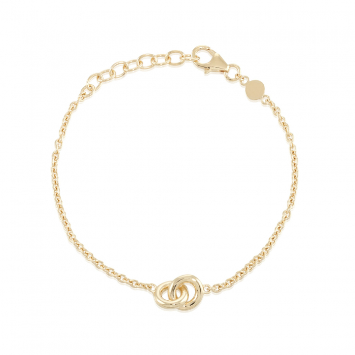 The knot mini Bracelet Gold en el grupo Pulseras / Pulseras de oro con SCANDINAVIAN JEWELRY DESIGN (gp40)
