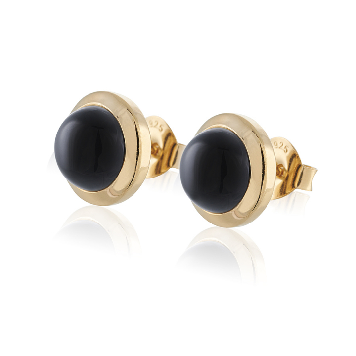 Devine Stone Earrings Gold en el grupo Pendientes / Pendientes de oro con SCANDINAVIAN JEWELRY DESIGN (gp61)