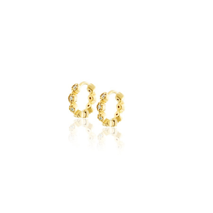 Time to glow Earrings Gold en el grupo Pendientes / Pendientes de oro con SCANDINAVIAN JEWELRY DESIGN (gp7)