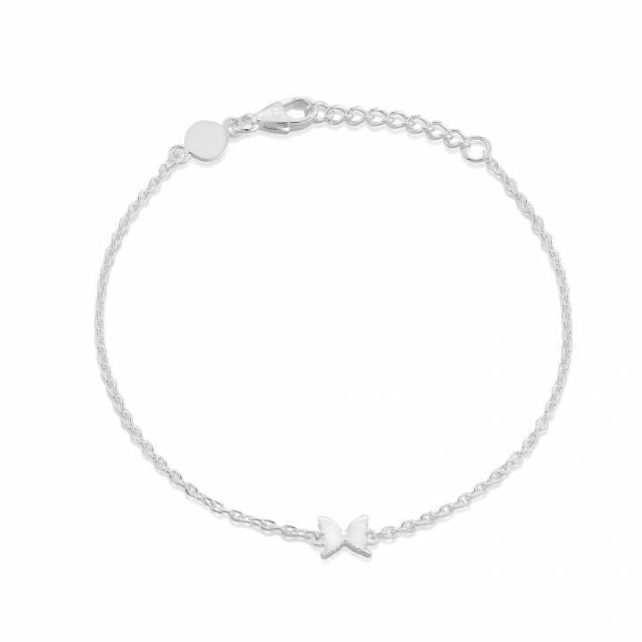 Petite papillion  Bracelet Silver en el grupo Pulseras / Pulseras de plata con SCANDINAVIAN JEWELRY DESIGN (s108)