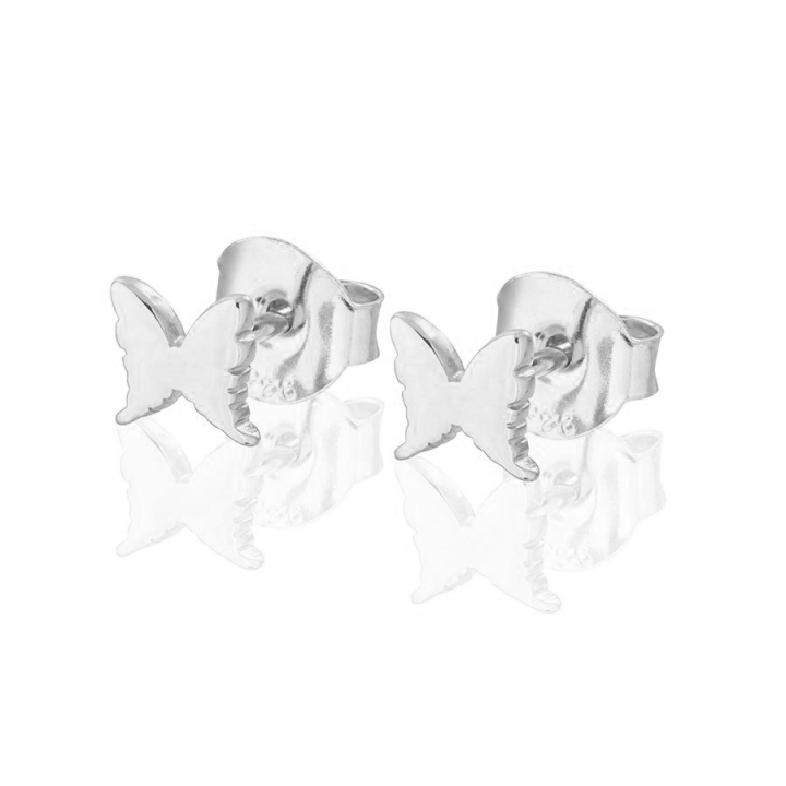 Petite papillion  Earrings Silver en el grupo Pendientes / Pendientes de plata con SCANDINAVIAN JEWELRY DESIGN (s109)