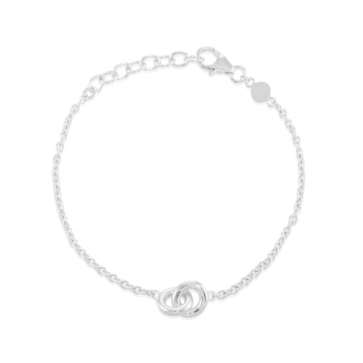 The knot mini Bracelet Silver en el grupo Pulseras / Pulseras de plata con SCANDINAVIAN JEWELRY DESIGN (s225)