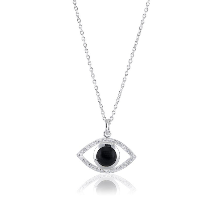 Devine eye Necklace  Silver en el grupo Collares / Collares de plata con SCANDINAVIAN JEWELRY DESIGN (s235)