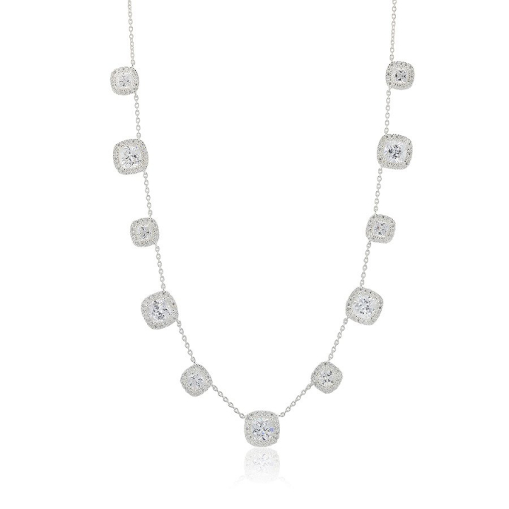 Glamorous -multi Necklace Silver en el grupo Collares / Collares de plata con SCANDINAVIAN JEWELRY DESIGN (s341)