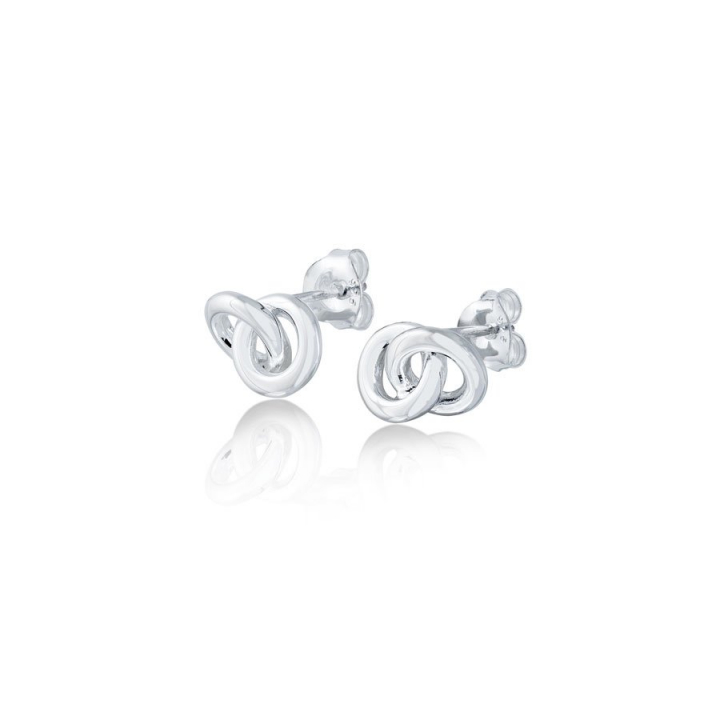 The Knot  Earrings Silver en el grupo Pendientes / Pendientes de plata con SCANDINAVIAN JEWELRY DESIGN (s37)
