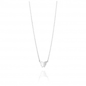 Little Miss Butterfly Collares Plata 42-45 cm