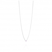 Micro Blink - Pink Sapphire Collares Plata 40-45 cm