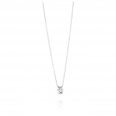 Little Bend Over - Crystal Quar Collares Oro blanco 42-45 cm