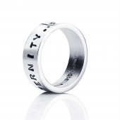 From Here To Eternity Stamped Anillo Plata