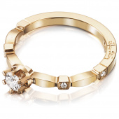 Forget Me Not Star Anillo Oro