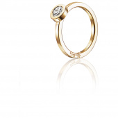 The Wedding Thin 0.40 ct Diamante Anillo Oro