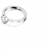 The Wedding Thin 0.40 ct Diamante Anillo Oro blanco
