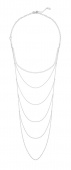 CU draped Collares Plata 90 cm