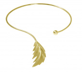 Feather bangle Collares flex Oro S/M