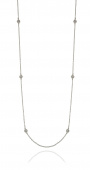 Cubic long chain Collares Plata