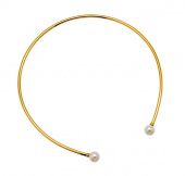 Pearl bangle Collares flex Oro