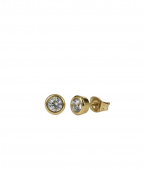 LILLY 4 mm Pendientes Oro
